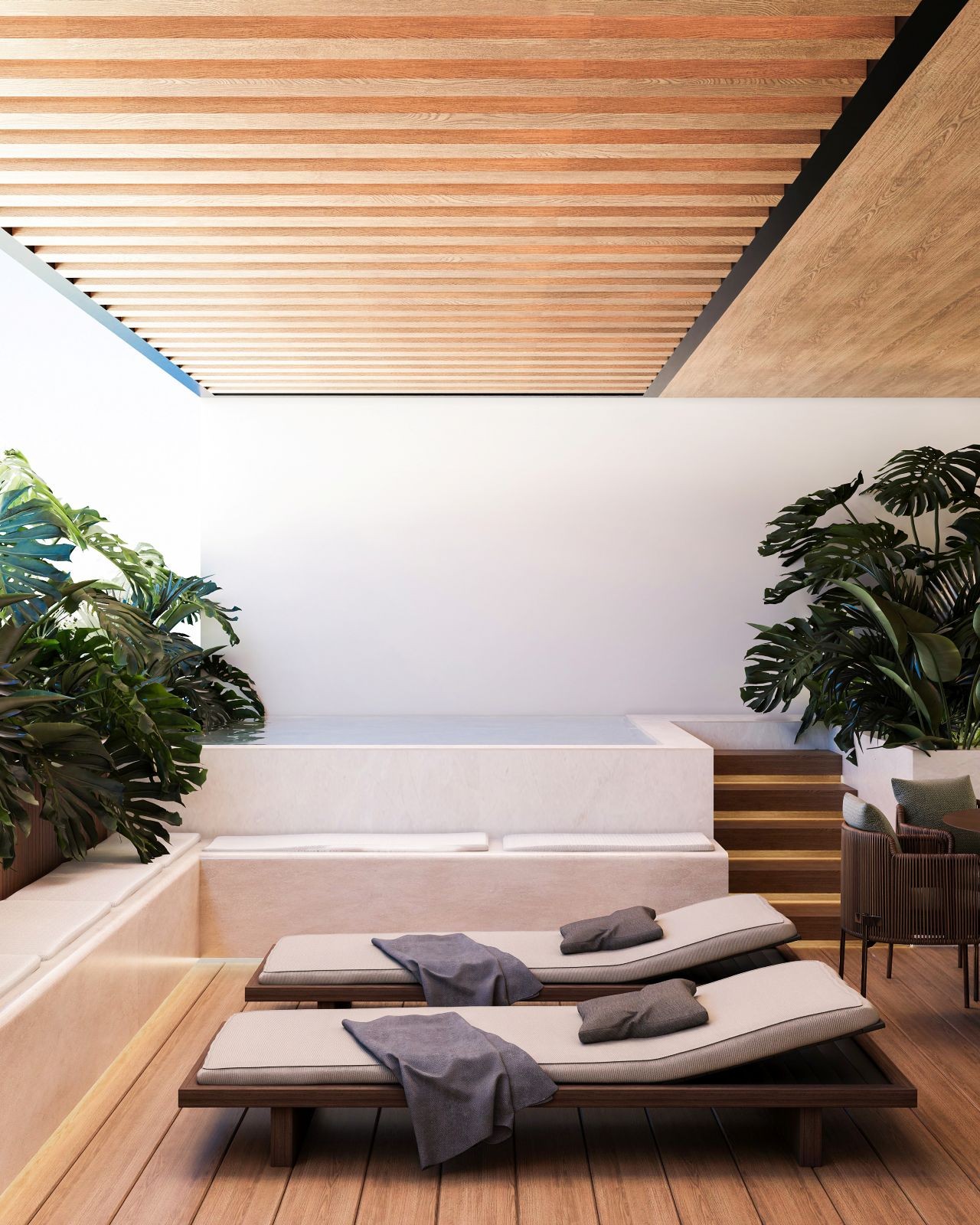 Penthouse con piscina